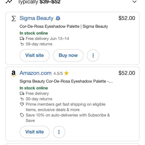 SIGMA COR DE ROSA EYESHADOW PALETTE - Picture 7 of 8